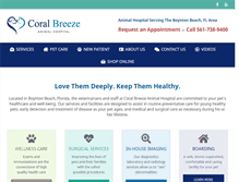 Tablet Screenshot of coralbreeze.com